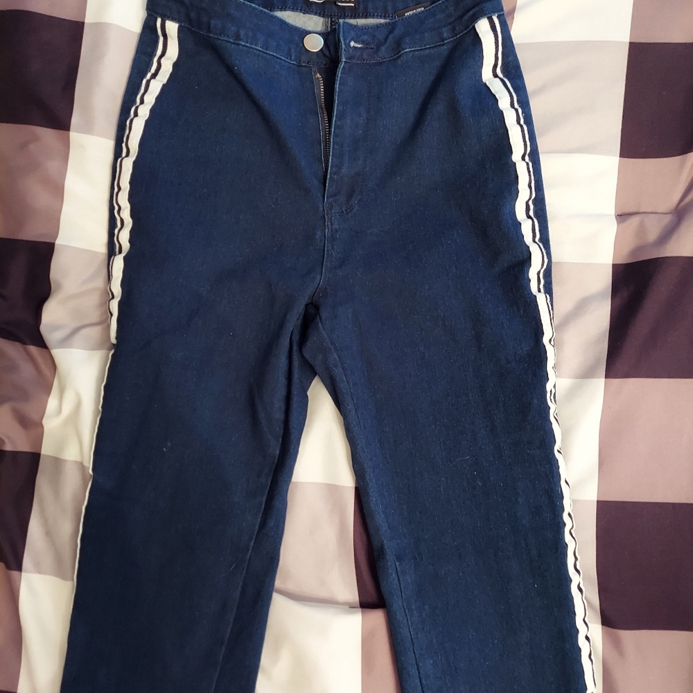 American Bazi jeans, sz 5, side stripe